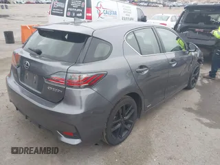2014 Lexus CT 200h with VIN JTHKD5BH9E2182997, listed as a IAAI auction lot 41756156 with 105,983 mi miles and . Bid and sale history available at DreamBid. Image 4.