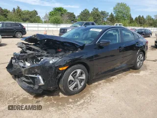 2020 Honda Civic LX z VIN 2HGFC2F67LH504216, wystawiony jako Copart lot #56032415 z przebiegiem 51 737 mil mil oraz Szkoda całkowita • Salvage title. Historia ofert i sprzedaży dostępna na DreamBid. Obrazek 1.