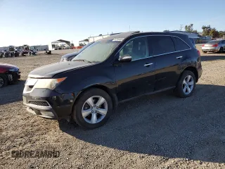 2011 Acura MDX with VIN 2HNYD2H27BH502974, listed as a Copart auction lot 44255465 with 110,391 mi miles and Salvage Title. Bid and sale history available at carsss.com. Image 1.