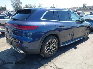 2023 Mercedes-Benz EQS with VIN 4JGDM2EB5PA028050, listed as a IAAI auction lot 41658315 with 19,161 mi miles. Bid and sale history available at carsss.com. Image 4.