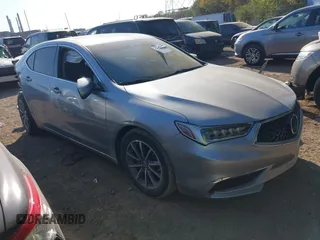 2019 Acura TLX with VIN 19UUB1F3XKA009385, listed as a IAAI auction lot 40584274 with 61,376 mi miles. Bid and sale history available at carsss.com. Image 1.