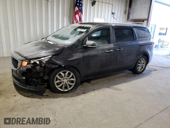 2021 Kia Sedona EX with VIN KNDMB5C10M6674567, listed as a Copart auction lot 42062125 with 66,235 mi miles and Salvage Title. Bid and sale history available at carsss.com. Image 1.