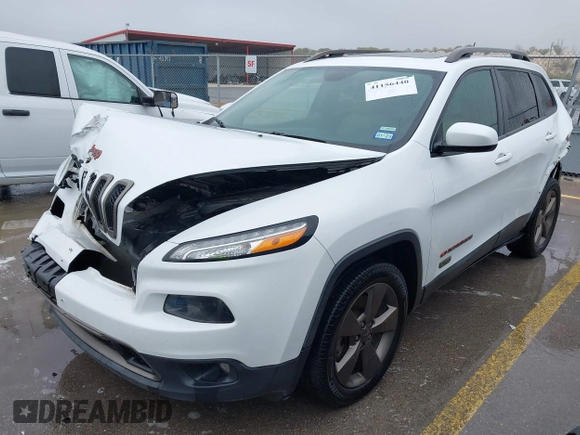 2017 Jeep Cherokee Latitude with VIN 1C4PJLCB5HW571941, listed as a IAAI auction lot 41156440 with 135,862 mi miles and . Bid and sale history available at DreamBid. Image 21.