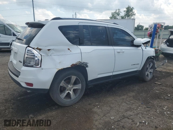2017 Jeep Compass High Altitude with VIN 1C4NJDEB0HD193341, listed as a Copart auction lot 62719815 with 100,647 mi miles and Clean title. Bid and sale history available at DreamBid. Image 3.