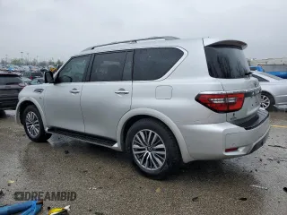 2022 Nissan Armada SL with VIN JN8AY2BB1N9810882, listed as a Copart auction lot 51917545 with 72,080 mi miles and Salvage Title. Bid and sale history available at carsss.com. Image 2.