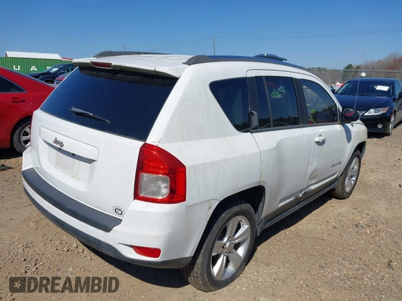 2012 Jeep Compass Sport with VIN 1C4NJCBA1CD660068, listed as a IAAI auction lot 41766146 with 173,445 mi miles. Bid and sale history available at carsss.com. Image 4.