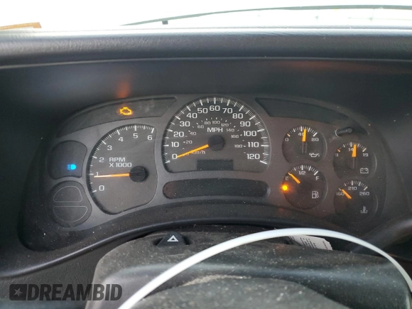 2003 Chevrolet Silverado 1500 with VIN 1GCEC14V83Z253382, listed as a Copart auction lot 84994344 with Not Provided miles and Salvage Title. Bid and sale history available at carsss.com. Image 9.
