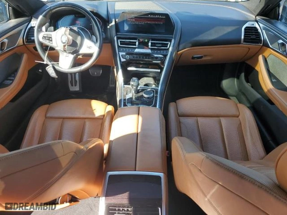 2022 BMW 8 Series 840i with VIN WBAGV4C06NCH19830, listed as a Copart auction lot 51571484 with 31,335 mi miles and Salvage Title. Bid and sale history available at carsss.com. Image 8.