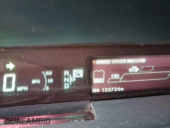 2013 Toyota Prius One with VIN JTDKN3DU1D0340773, listed as a Copart auction lot 47654655 with 132,726 mi miles and Salvage Title. Bid and sale history available at DreamBid. Image 9.