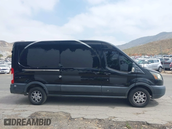 2016 Ford Transit Cargo with VIN 1FTYR2CM1GKB51866, listed as a IAAI auction lot 41999146 with 139,383 mi miles and . Bid and sale history available at DreamBid. Image 13.