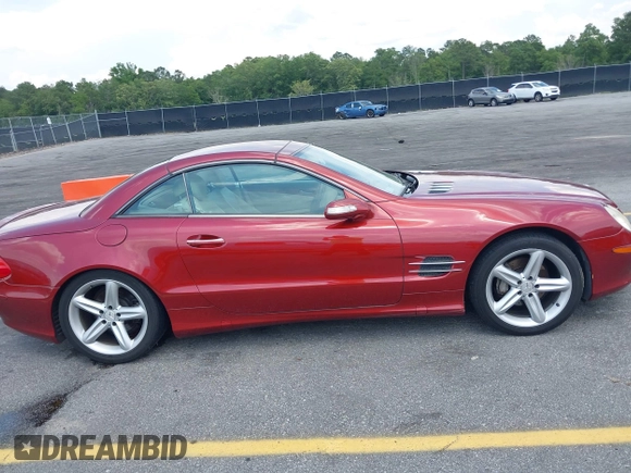2005 Mercedes-Benz SL 500 with VIN WDBSK75F65F096681, listed as a IAAI auction lot 42305663 with 65,001 mi miles and . Bid and sale history available at DreamBid. Image 13.