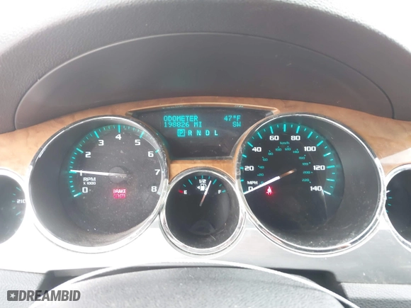 2009 Buick Enclave CXL with VIN 5GAEV23D39J211462, listed as a IAAI auction lot 41608071 with 198,826 mi miles. Bid and sale history available at carsss.com. Image 7.