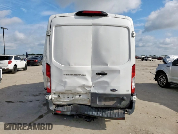 2020 Ford Transit Cargo with VIN 1FTBR1CG2LKB71838, listed as a Copart auction lot 59989875 with 326,938 mi miles and Salvage title. Bid and sale history available at DreamBid. Image 6.