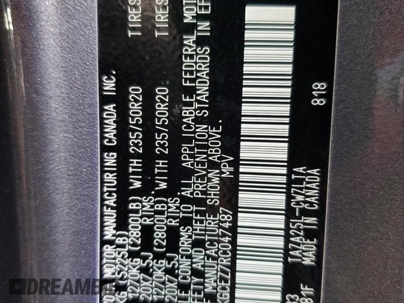 2024 Lexus NX with VIN 2T2KGCEZ7RC047487, listed as a Copart auction lot 53423975 with 9,730 mi miles and Salvage Title. Bid and sale history available at carsss.com. Image 13.