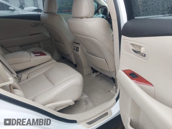 2010 Lexus RX 350 with VIN 2T2BK1BA3AC001385, listed as a IAAI auction lot 41223850 with 111,253 mi miles and . Bid and sale history available at DreamBid. Image 8.