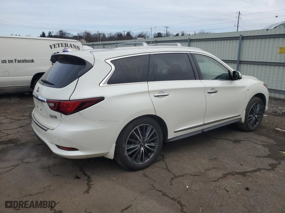 2019 Infiniti QX60 PURE with VIN 5N1DL0MM0KC534859, listed as a Copart auction lot 43774895 with 83,039 mi miles and Salvage Title. Bid and sale history available at carsss.com. Image 3.