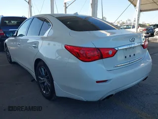 2017 Infiniti Q50 Signature Edition with VIN JN1EV7AP7HM743919, listed as a IAAI auction lot 41664683 with 86,460 mi miles and . Bid and sale history available at DreamBid. Image 3.