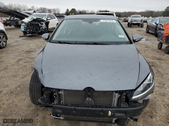 2018 Volkswagen Golf S with VIN 3VWG17AU8JM278257, listed as a Copart auction lot 71017972 with 54,038 mi miles. Bid and sale history available at carsss.com. Image 5.