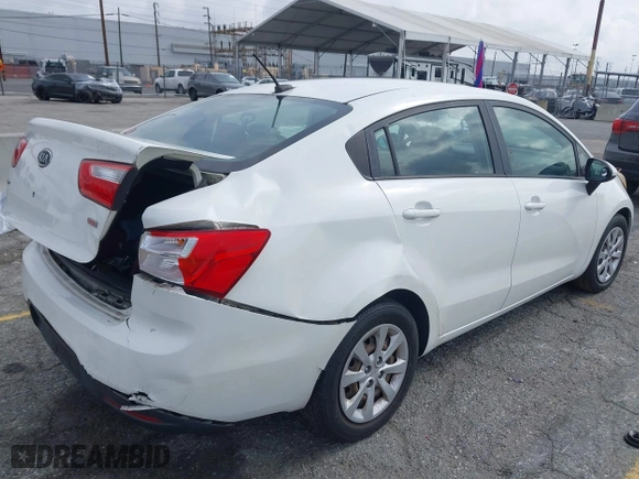 2012 Kia Rio LX with VIN KNADM4A31C6089842, listed as a IAAI auction lot 41928559 with 129,030 mi miles. Bid and sale history available at carsss.com. Image 13.