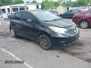 2014 Nissan Note S with VIN 3N1CE2CP5EL428100, listed as a IAAI auction lot 42679930 with 120,617 mi miles and . Bid and sale history available at DreamBid. Image 1.