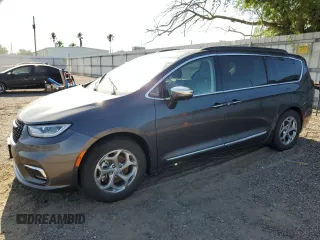 2022 Chrysler Pacifica Limited with VIN 2C4RC1GGXNR215860, listed as a Copart auction lot 52531315 with 12,831 mi miles and Salvage title. Bid and sale history available at DreamBid. Image 1.