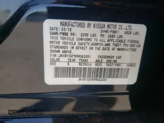 2015 Infiniti Q50 Sport with VIN JN1BV7AP5FM342451, listed as a Copart auction lot 54985825 with 149,516 mi miles and Salvage title. Bid and sale history available at DreamBid. Image 12.