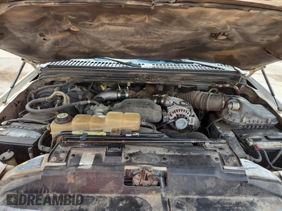 2002 Ford F-250 XL with VIN 1FTNW20F32EA27266, listed as a Copart auction lot 63110855 with 265,546 mi miles and Salvage title. Bid and sale history available at DreamBid. Image 11.