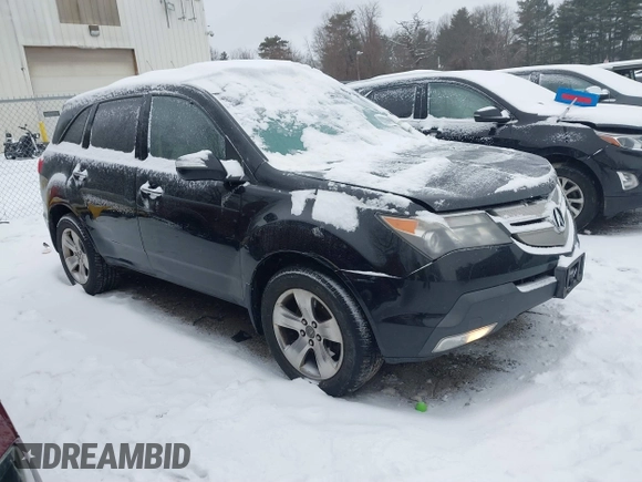 2007 Acura MDX Tech Pkg with VIN 2HNYD28307H553443, listed as a IAAI auction lot 41505317 with 255,688 mi miles. Bid and sale history available at carsss.com. Image 1.