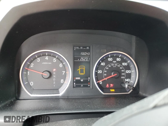 2008 Honda CR-V LX with VIN JHLRE38338C006462, listed as a Copart auction lot 54391205 with 156,043 mi miles and Salvage Title. Bid and sale history available at carsss.com. Image 9.