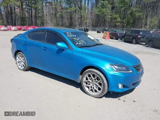2007 Lexus IS 250 with VIN JTHCK262672018043, listed as a IAAI auction lot 41602209 with 192,445 mi miles. Bid and sale history available at carsss.com. Image 1.