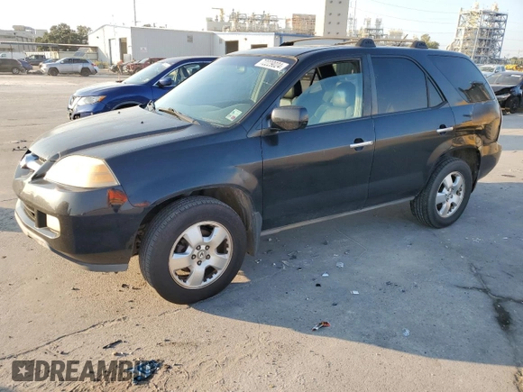 2004 Acura MDX with VIN 2HNYD18274H554179, listed as a Copart auction lot 72229024 with 0 mi miles and Salvage Title. Bid and sale history available at carsss.com. Image 1.
