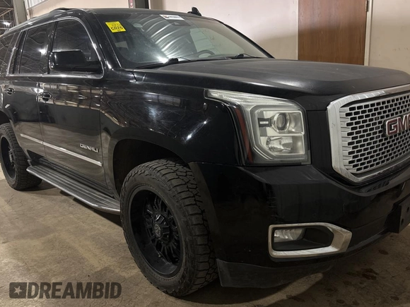 2015 GMC Yukon Denali with VIN 1GKS2CKJ6FR615557, listed as a Copart auction lot 53944465 with 150,605 mi miles and Clean Title. Bid and sale history available at carsss.com. Image 1.
