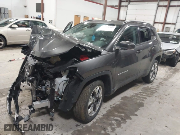 2021 Jeep Compass Limited with VIN 3C4NJDCB3MT572437, listed as a IAAI auction lot 41205095 with Not Provided miles and . Bid and sale history available at carsss.com. Image 16.