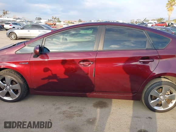 2013 Toyota Prius One with VIN JTDKN3DU5D5625589, listed as a IAAI auction lot 41527206 with 153,411 mi miles. Bid and sale history available at carsss.com. Image 14.