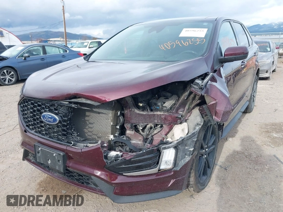 2021 Ford Edge SEL z VIN 2FMPK4J9XMBA59022, wystawiony jako IAAI lot #40596255 z przebiegiem 41 770 mil mil oraz . Historia ofert i sprzedaży dostępna na DreamBid. Obrazek 6.