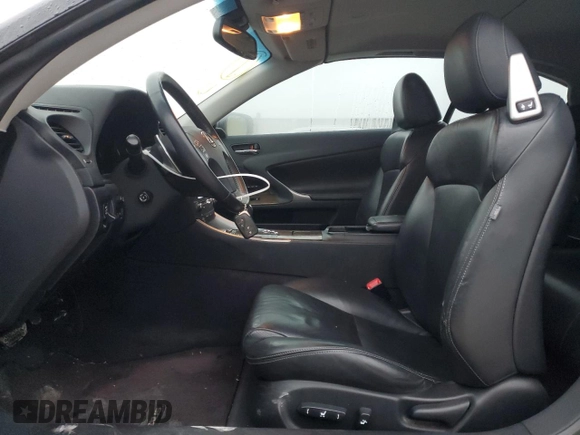 2010 Lexus IS 350 C with VIN JTHFE2C28A2504255, listed as a Copart auction lot 43643865 with 173,127 mi miles and Salvage title. Bid and sale history available at DreamBid. Image 7.