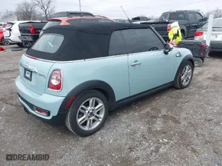2011 MINI Cooper Convertible s with VIN WMWZP3C5XBTX84469, listed as a IAAI auction lot 41738707 with 77,464 mi miles. Bid and sale history available at carsss.com. Image 4.