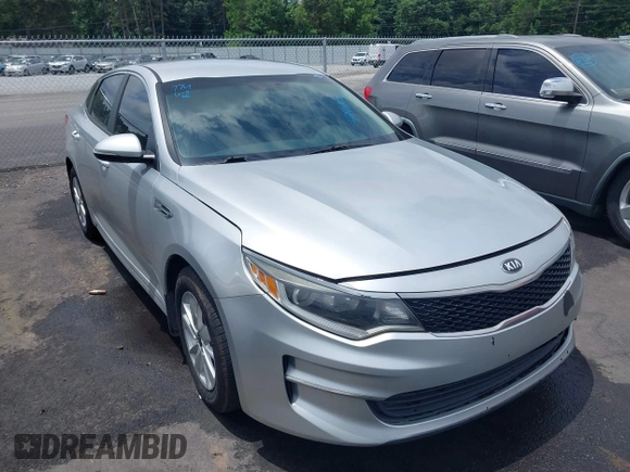 2017 Kia Optima LX with VIN 5XXGT4L34HG122891, listed as a IAAI auction lot 42468125 with 161,908 mi miles and . Bid and sale history available at DreamBid. Image 1.