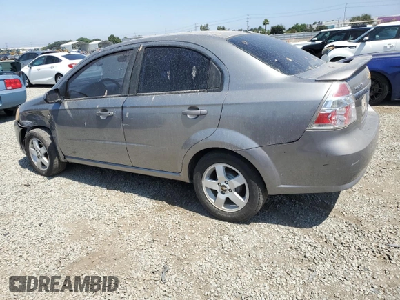 2007 Chevrolet Aveo LT with VIN KL1TG56607B053675, listed as a Copart auction lot 58504415 with 214,019 mi miles and Salvage title. Bid and sale history available at DreamBid. Image 2.