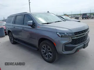 2021 Chevrolet Suburban Z71 z VIN 1GNSKDKD8MR375007, wystawiony jako IAAI lot #42003473 z przebiegiem 100 538 mil mil oraz . Historia ofert i sprzedaży dostępna na DreamBid. Obrazek 1.