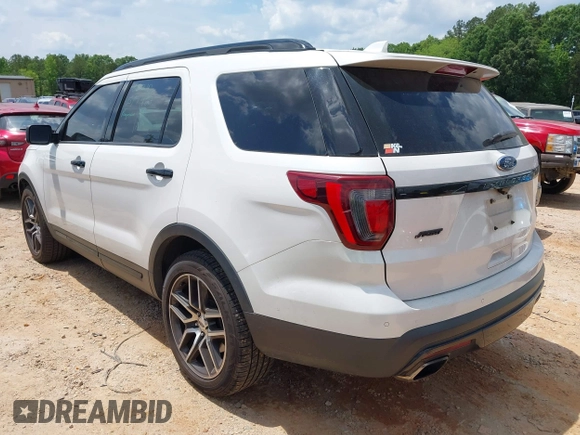 2016 Ford Explorer Sport z VIN 1FM5K8GT9GGA84346, wystawiony jako IAAI lot #42258933 z przebiegiem 155 199 mil mil oraz . Historia ofert i sprzedaży dostępna na DreamBid. Obrazek 3.
