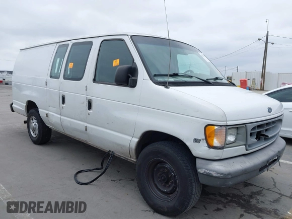 1999 Ford Econoline Cargo with VIN 1FTNS24L4XHB26129, listed as a IAAI auction lot 42187130 with 339,289 mi miles and . Bid and sale history available at DreamBid. Image 1.