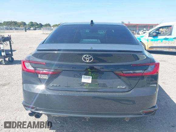2025 Toyota Camry LE with VIN 4T1DAACK5SU076886, listed as a IAAI auction lot 41629641 with 9,919 mi miles and . Bid and sale history available at DreamBid. Image 17.