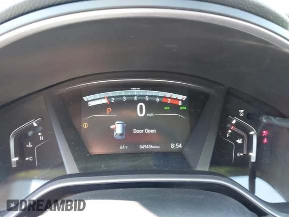 2018 Honda CR-V EX with VIN 2HKRW1H54JH506091, listed as a IAAI auction lot 41911954 with 49,436 mi miles. Bid and sale history available at carsss.com. Image 7.