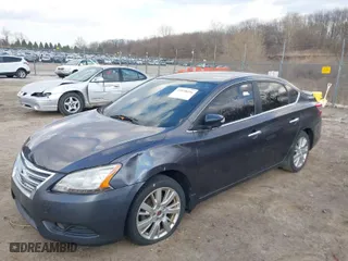 2014 Nissan Sentra SV with VIN 3N1AB7APXEY322020, listed as a IAAI auction lot 41898496 with 122,371 mi miles. Bid and sale history available at carsss.com. Image 2.