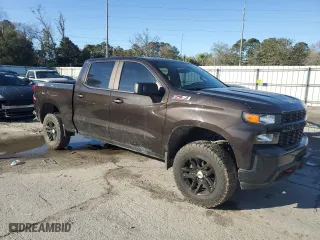 2019 Chevrolet Silverado 1500 Custom Trail Boss with VIN 1GCPYCEF2KZ423098, listed as a Copart auction lot 48358185 with 125,327 mi miles and Salvage Title. Bid and sale history available at carsss.com. Image 4.