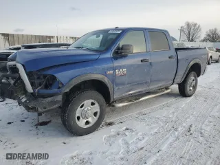 2018 Ram 2500 Tradesman with VIN 3C6UR5CJ2JG403362, listed as a Copart auction lot 88800505 with 137,317 mi miles and Salvage Title. Bid and sale history available at carsss.com. Image 1.