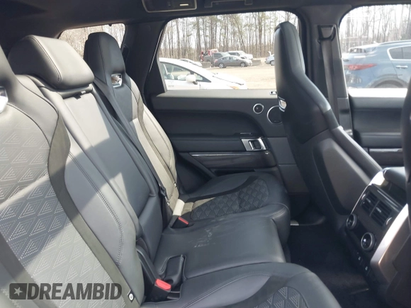 2019 Land Rover Range Rover Sport SVR with VIN SALWZ2SE7KA865879, listed as a IAAI auction lot 41613539 with 65,456 mi miles and . Bid and sale history available at DreamBid. Image 8.