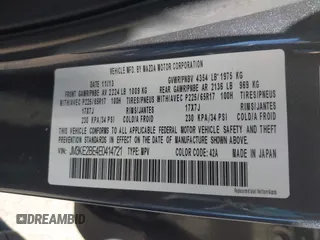 2014 Mazda CX-5 Sport with VIN JM3KE2BE4E0414721, listed as a IAAI auction lot 41408914 with Not Provided miles and . Bid and sale history available at carsss.com. Image 9.