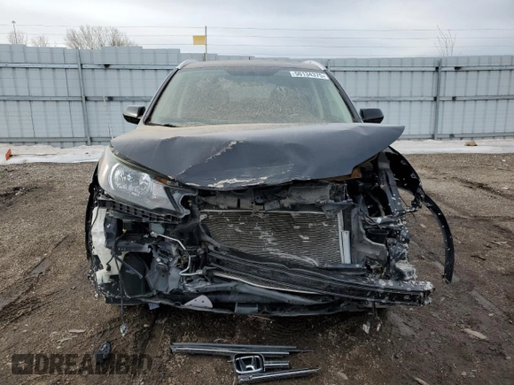 2012 Honda CR-V EX-L with VIN JHLRM4H75CC023090, listed as a Copart auction lot 50134375 with 88,753 mi miles and Salvage Title. Bid and sale history available at DreamBid. Image 5.